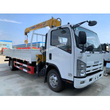 ISUZU 10 ton truck with 4 ton crane